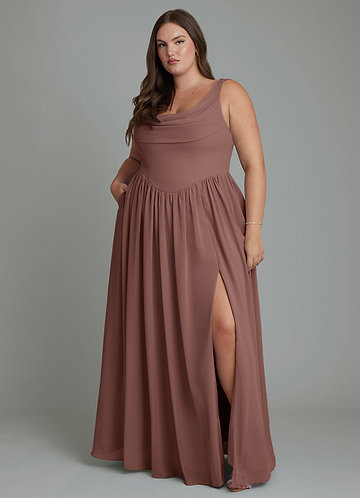 Espresso Plus Size Bridesmaid Dresses
