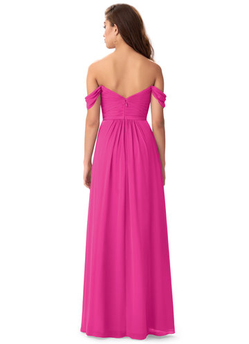 fuschia bridesmaid dress