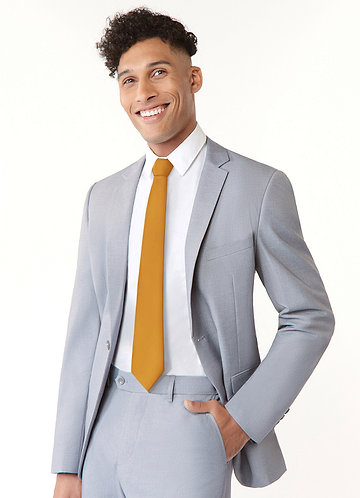 front 매트 새틴 와이드 타이