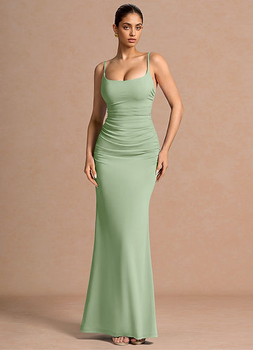 Maxi jurk Jolene Licht Groen image1