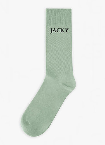 front Custom Embroidered Name Groom and Groomsmen Socks