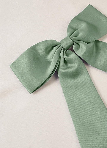 front Matching Color Bow Hair Clip