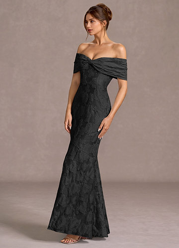 Valoria  Black Maxi Dress image1