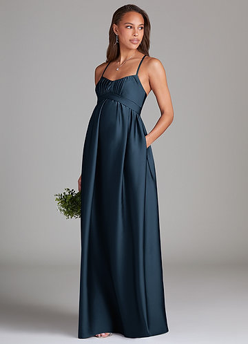 Dark Navy Maternity Bridesmaid Dresses