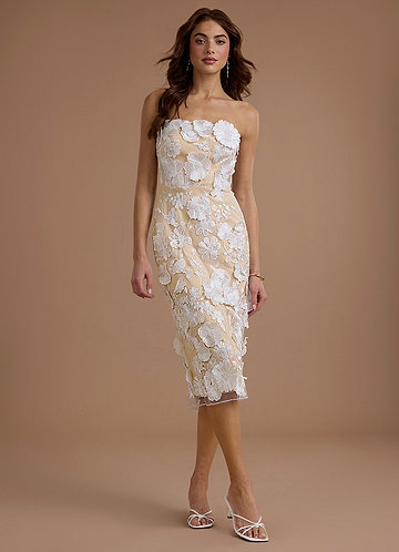 Della White Midi Dress image1
