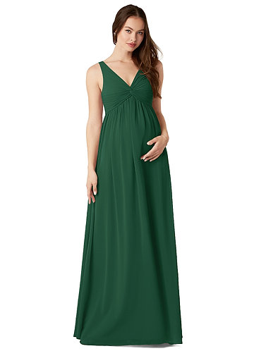 Dark Green Maternity Bridesmaid Dresses | Azazie