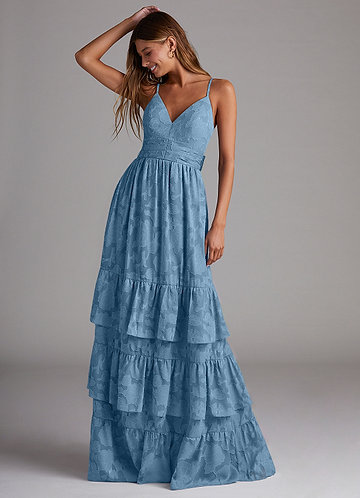 azazie blue floral dress Tommy Hilfiger Women's IM AF Cotton Midi Fit & Flare Polo Dress