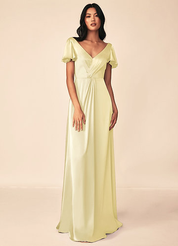 green emerald velvet dress Lemon muted green dress