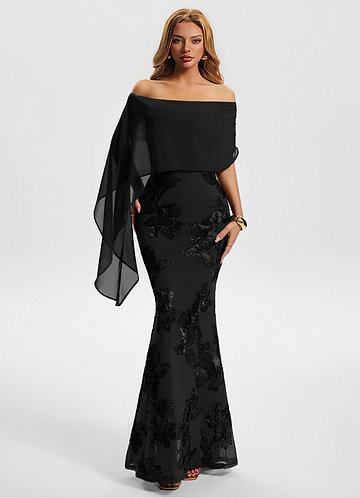 Rhiannon Black Maxi Dress image1