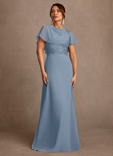 dusty blue plus size mother of the bride dresses Wedding Dresses Slate Blue Mother Of Bride Dress Evening Dresses Mother Of The Bride Dresses Dusty