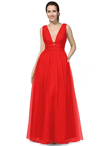 Red Bridesmaid Dresses Azazie Azazie Katana