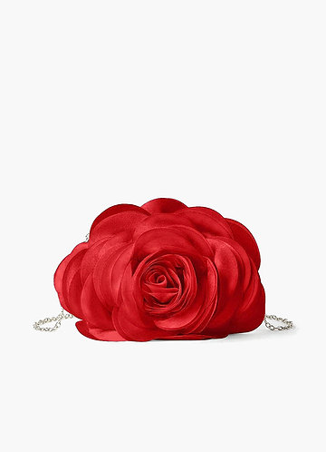 front 3D Rose Shoulder Bag
