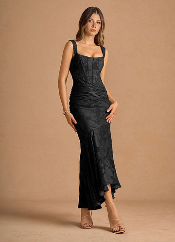 Tiana Black Maxi Dress image1 0