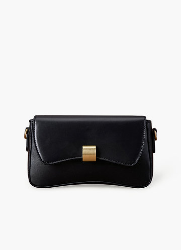 front Chic Solid Color Underarm Bag