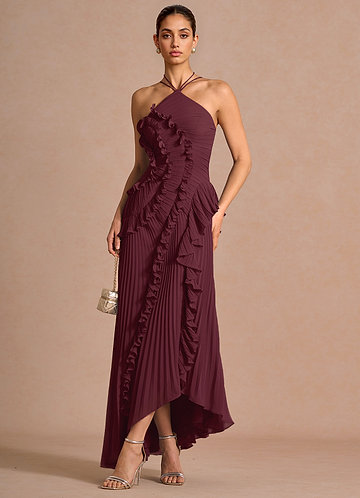 vestido Maxi Vinho Hatsu image1