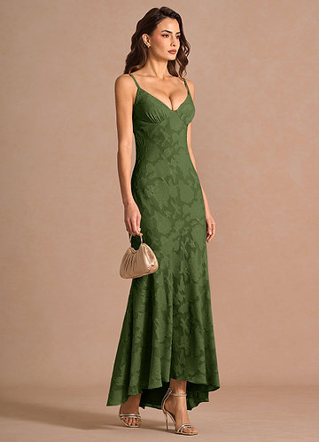 Robe Longue Olive Octavia image1