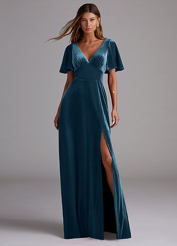 topaz bridesmaid dresses Verona Smocked Maxi Dress main image 0