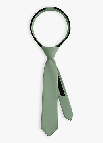 front Pré-noué en satin mat pour garçon