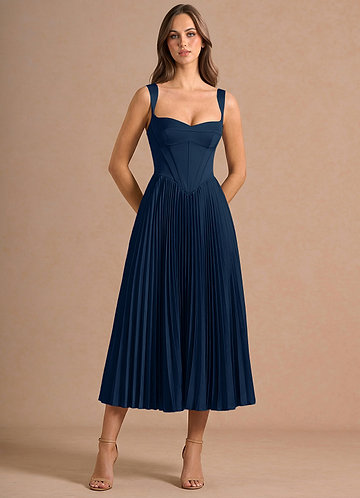 Avenelle Navy Mid Dress image1