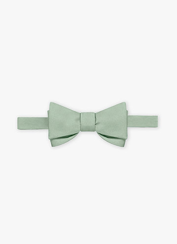 front Stretch Satin Bow Tie