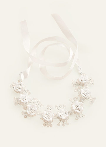 front 3D blommig blomma flicka huvudstycke