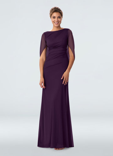 grape mother of the bride dresses