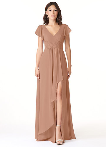 sachin and babi light blue dress Azazie Bridesmaid Dress Try-On Guide