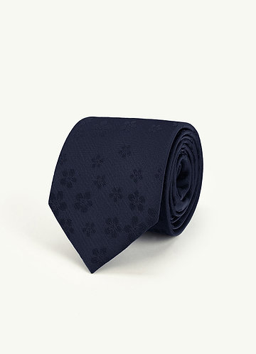front Breite Jacquard-Krawatte