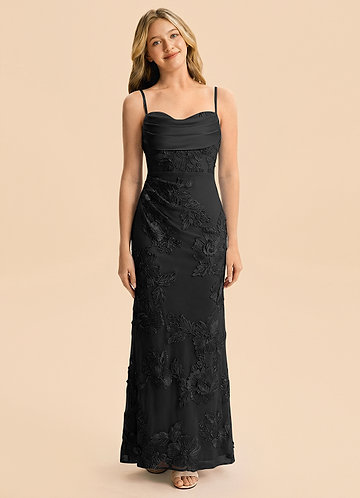 long dress for juniors Long Tulle Junior Bridesmaid Dresses,Formal Girls Party Dress,JB00052, J4 / Burgundy