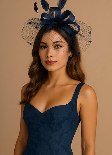 front Elegance Feather Fascinator