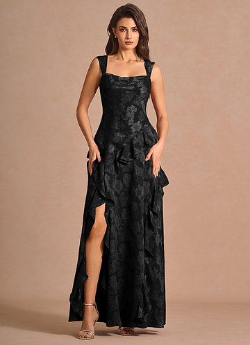Sloane Musta Maxi mekko image1