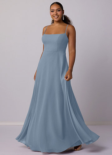 Barbie ♥ Azazie Bridesmaid Dresses A-Line Chiffon Floor-Length Dress image1