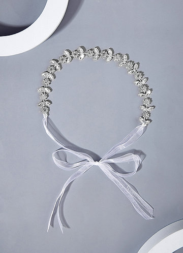 front Delicate Leafy Charm Headband