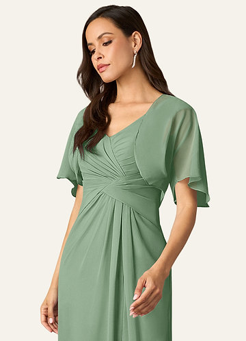 front Azazie Matchande Färg Salome Chiffong Wrap