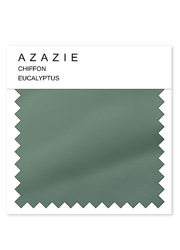 front Azazie Eucalyptus Chiffon Swatch 0