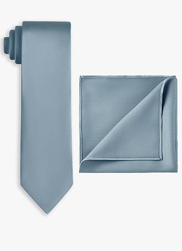 dusty blue tie