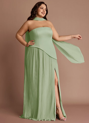 Robe Longue Sauge Poussiéreuse Tierney image1