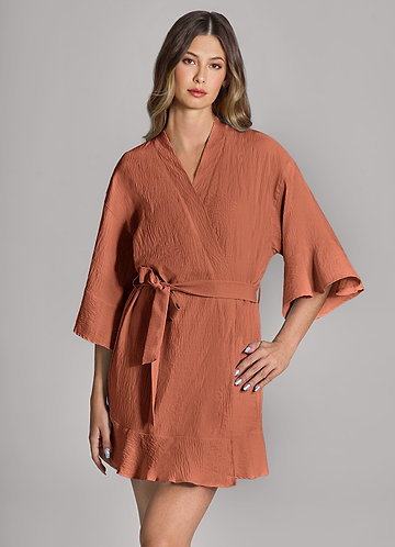 front Matchande färg Rufsig Cloud-Soft Robe
