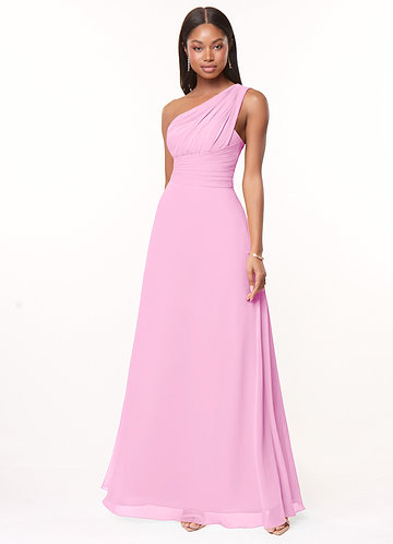 Azazie Alani Candy Pink Bridesmaid Dresses | Azazie