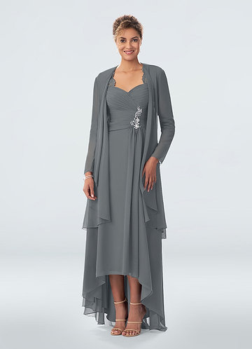 grey and pink mother of the bride dresses