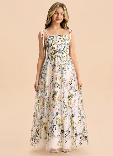 front Azazie Bridget Junior Formal Dress