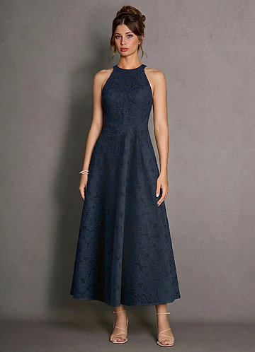 Selira Navy Maxi Dress image1