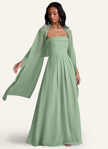 front Azazie Vastaavan Värinen Sifonkihuivi