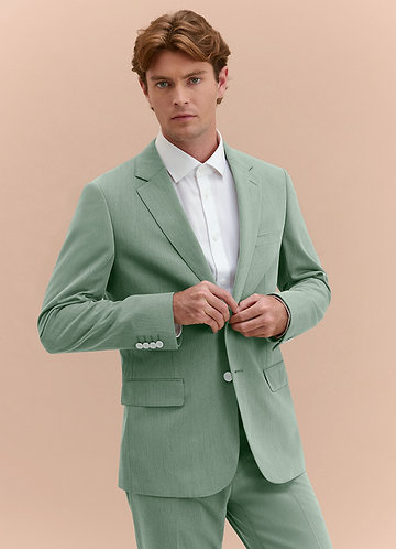 front William Dusty Sage Comfort Blend  Suit Jacket