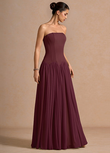 Robe Longue Vin Eirisse image1