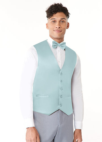 front Colete de cetim fosco