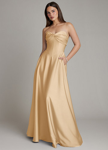 sleeveless bridesmaid dress Sage Green Chiffon Bridesmaid Dress A-Line Floor-Length main image 1