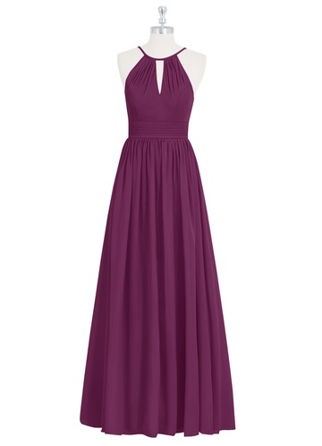 raspberry bridesmaid dress