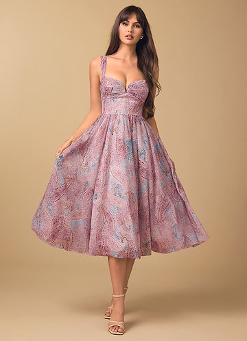 Charli Vintage Paisley Midi Dress image1