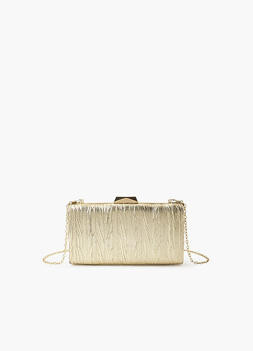 front Gouden blad clutch